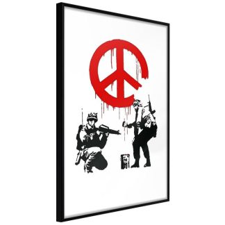 Affiche Murale | Affiche Murale Encadrée "Banksy CND Soldiers I" Affiche Murale Affiche Murale