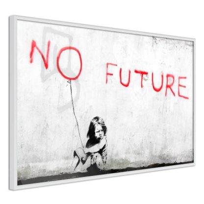 Affiche Murale | Affiche Murale Encadrée "Banksy No Future" Affiche Murale Affiche Murale