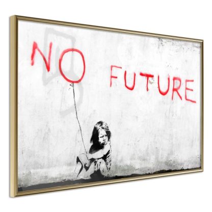 Affiche Murale | Affiche Murale Encadrée "Banksy No Future" Affiche Murale Affiche Murale