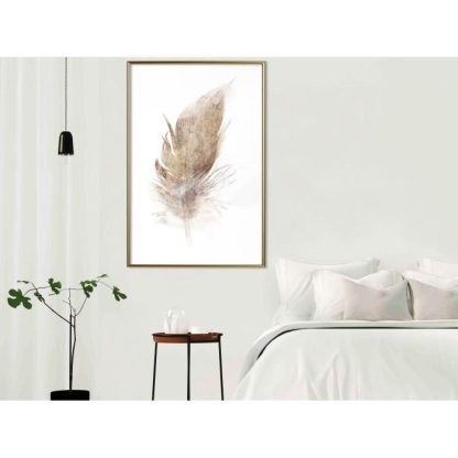 Affiche Murale | Affiche Murale Encadrée "Lost Feather Beige" Affiche Murale Affiche Murale