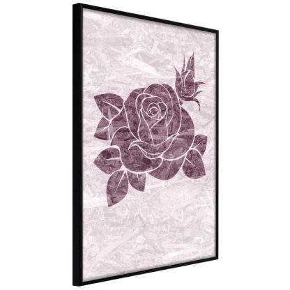 Affiche Murale | Affiche Murale Encadrée "Monochromatic Rose" Affiche Murale Affiche Murale