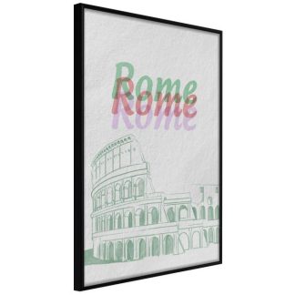 Affiche Murale | Affiche Murale Encadrée "Pastel Rome" Affiche Murale Affiche Murale