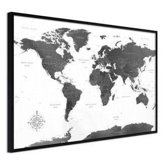 Affiche Murale | Affiche Murale Encadrée "The World in Black and White" Affiche Murale Affiche Murale