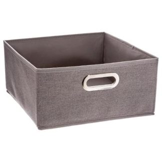 Boîte de Rangement | Boîte de Rangement Pliable "Premium" 15x31cm Gris Clair Boîte de Rangement Boîte de Rangement