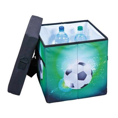 Boîte de Rangement | Boîte de Rangement Pliable "Soccer" 37cm Vert Boîte de Rangement Boîte de Rangement