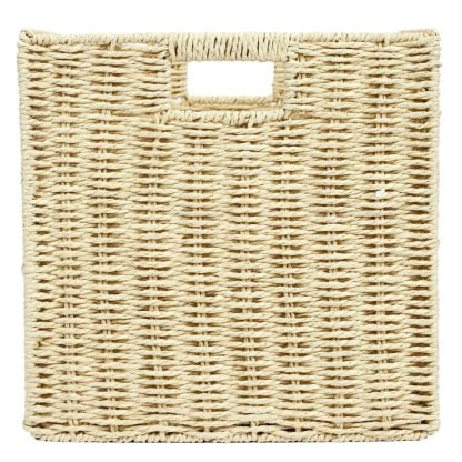 Boîte de Rangement | Boîte de Rangement Pliable "Tressée" 30x30cm Naturel Boîte de Rangement Boîte de Rangement