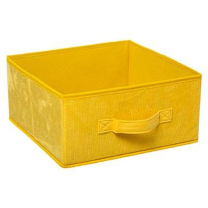 Boîte de Rangement | Boîte de Rangement Velours "Mix N Modul" 31x31cm Jaune Boîte de Rangement Boîte de Rangement