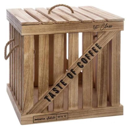 Boîte de Rangement | Lot de 3 Boîtes de Rangement "Taste" "36cm Naturel Boîte de Rangement Boîte de Rangement