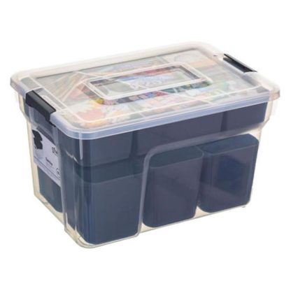 Boîte de Stockage | Boîte de Rangement "10 Compartiments" 8L Transparent Boîte de Stockage Boîte de Stockage