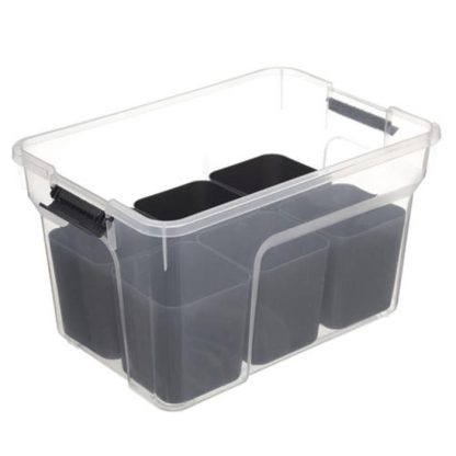 Boîte de Stockage | Boîte de Rangement "10 Compartiments" 8L Transparent Boîte de Stockage Boîte de Stockage