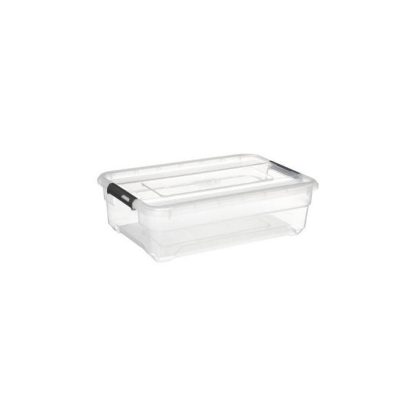 Boîte de Stockage | Boîte de Rangement "Solutions" 26,5L Transparent Boîte de Stockage Boîte de Stockage