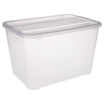 Boîte de Stockage | Boîte de Rangement "Store N’Box" 19L Transparent Boîte de Stockage Boîte de Stockage