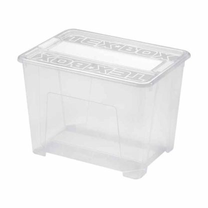 Boîte de Stockage | Boîte de Rangement "Texbox" 21L Transparent Boîte de Stockage Boîte de Stockage