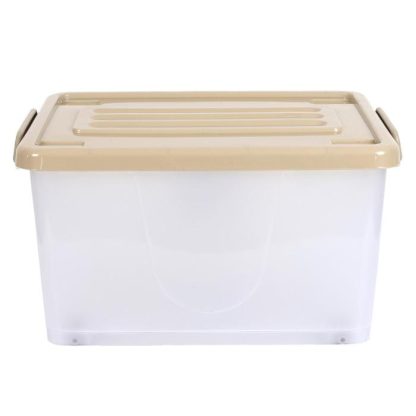 Boîte de Stockage | Boîte de Rangement "Utile" 35L Transparent Boîte de Stockage Boîte de Stockage