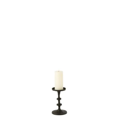 Bougeoir & Chandelier | Bougeoir Vintage "Luz" 20cm Noir Bougeoir & Chandelier Bougeoir & Chandelier