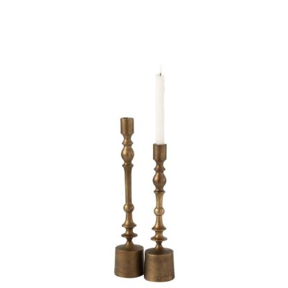 Bougeoir & Chandelier | Chandelier Vintage "Neuh" 41cm Bronze Bougeoir & Chandelier Bougeoir & Chandelier