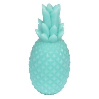 Bougie | Bougie Déco "Ananas Tropical" 20cm Bleu Bougie Bleu