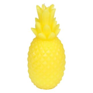 Bougie | Bougie Déco "Ananas Tropical" 20cm Jaune Bougie Bougie