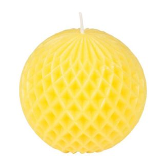 Bougie | Bougie Déco "Tropical Fresh" 9cm Jaune Bougie Bougie