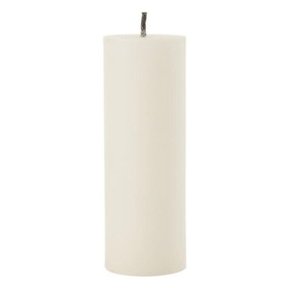 Bougie | Bougie Pilier Extérieur "Odessa" 28cm Blanc Bougie Blanc