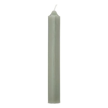 Bougie | Lot de 10 Bougies Bâton "Basic" 16cm Vert Eucalyptus Bougie Bougie