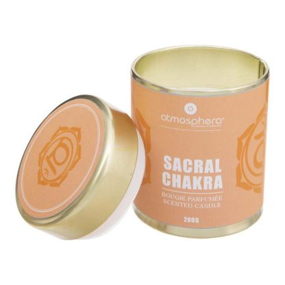 Bougie Parfumée | Bougie Parfumée "Chakra" 200g Orange Sacré Bougie Parfumée Bougie Parfumée