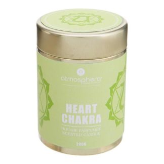 Bougie Parfumée | Bougie Parfumée "Chakra" 200g Vert Cœur Bougie Parfumée Bougie Parfumée