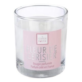 Bougie Parfumée | Bougie Parfumée "Comptoir" 190g Fleur de Cerisier Bougie Parfumée Bougie Parfumée