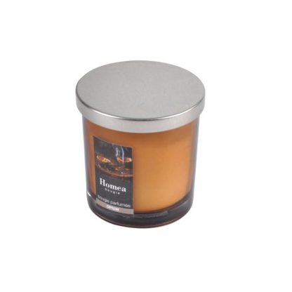 Bougie Parfumée | Bougie Parfumée Couvercle "Essentiel" 8cm Opium Bougie Parfumée Ambre