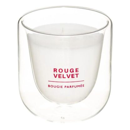 Bougie Parfumée | Bougie Parfumée En Verre "Ilan" 130g Rouge Velvet Bougie Parfumée Bougie Parfumée