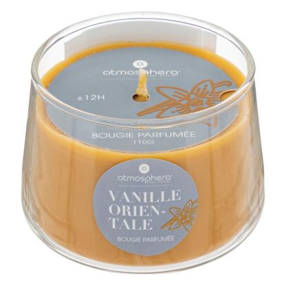 Bougie Parfumée | Bougie Parfumée en Verre "Izor" 110g Vanille Bougie Parfumée Bougie Parfumée