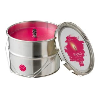 Bougie Parfumée | Bougie Parfumée "Ikoko Citronnelle" 18cm Fuchsia Bougie Parfumée Bougie Parfumée