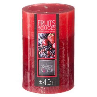 Bougie Parfumée | Bougie Parfumée Ronde "Trio" 310g Fruits Rouges Bougie Parfumée Bougie Parfumée