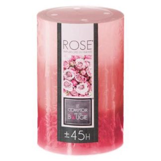 Bougie Parfumée | Bougie Parfumée Ronde "Trio" 310g Rose Bougie Parfumée Bougie Parfumée