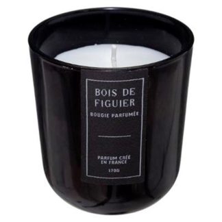 Bougie Parfumée | Bougie Parfumée "Sili" 170g Bois de Figuier Bougie Parfumée Bleu Navy