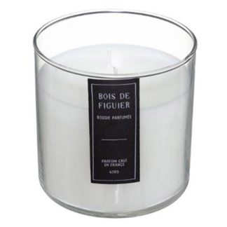 Bougie Parfumée | Bougie Parfumée "Sili" 430g Bois de Figuier Bougie Parfumée Bleu Navy