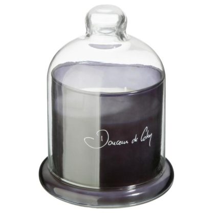 Bougie Parfumée | Bougie Parfumée sous Cloche "Loyd" 650g Douceur Coton Bougie Parfumée Bougie Parfumée