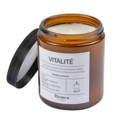 Bougie Parfumée | Bougie Verrine Parfumée "Apothicaire" 200g Vitalité Bougie Parfumée Bougie Parfumée