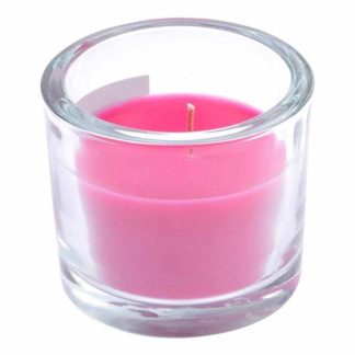 Bougie Parfumée | Bougie Verrine Parfumée "Essentiel" 9cm Rose Bougie Parfumée Bougie Parfumée