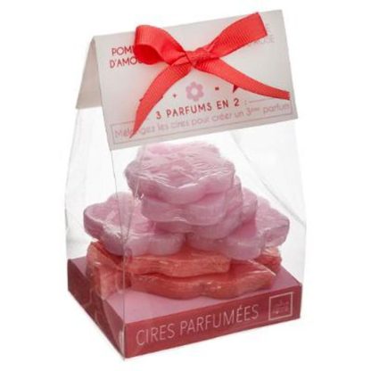 Bougie Parfumée | Cires Parfumées "Elea" 90g Pomme d’Amour & Pétale de Rose Bougie Parfumée Bougie Parfumée