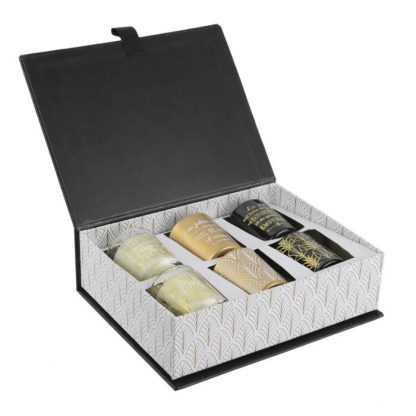 Bougie Parfumée | Coffret 6 Bougies Parfumées "Home Art" 5cm Vanille Bougie Parfumée Bougie Parfumée