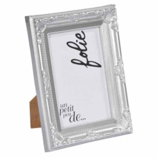 Cadre Photo | Cadre Photo Déco "Baroque" 10x15cm Argent Cadre Photo Argent