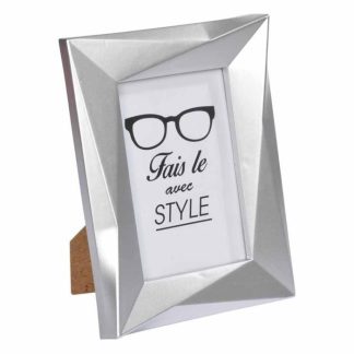 Cadre Photo | Cadre Photo Déco "Origami Frame" 13x18cm Argent Cadre Photo Argent