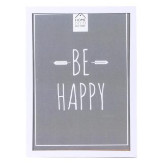 Cadre Photo | Cadre Photo Design "Be Happy" 13x18cm Blanc Cadre Photo Blanc