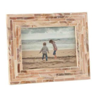 Cadre Photo | Cadre Photo en Bois Déco "Nuye" 12x17cm Beige Cadre Photo Beige