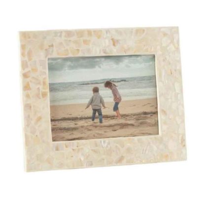 Cadre Photo | Cadre Photo en Bois Déco "Nuye" 12x17cm Ivoire Cadre Photo Cadre Photo