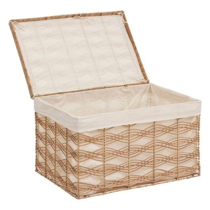 Coffre & Malle de Rangement | Lot de 3 Malles en Rotin "Rosy" 59cm Naturel Boîtes & Rangements Coffre & Malle de Rangement