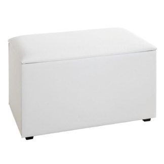 Coffre & Malle de Rangement | Coffre de Rangement Design "Soldi" 65cm Blanc Boîtes & Rangements Blanc