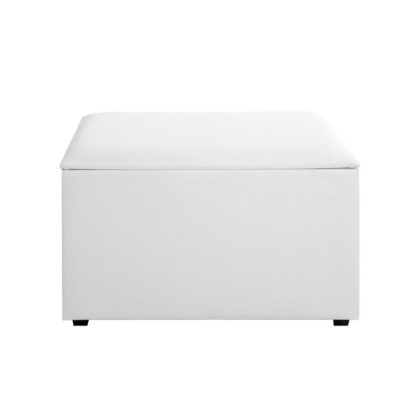 Coffre & Malle de Rangement | Coffre de Rangement Design "Soldi" 65cm Blanc Boîtes & Rangements Blanc