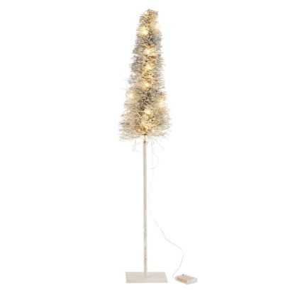 Décoration Lumineuse | Statuette Déco Led "Arbre de Noël" 99cm Blanc Décoration de Noël Blanc